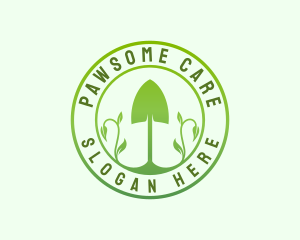  Plant Shovel Gardening logo design