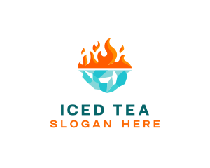 Fire Ice Ventilation logo design