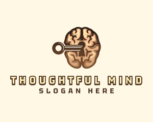 Thinking - Key Brain Wellness logo design
