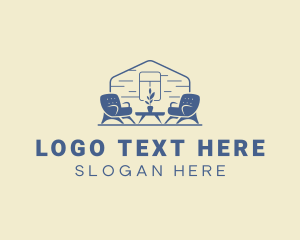 Pendant Light - Home Furniture Fixtures logo design