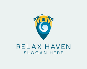 Vacation - Travel Vacation Resort logo design