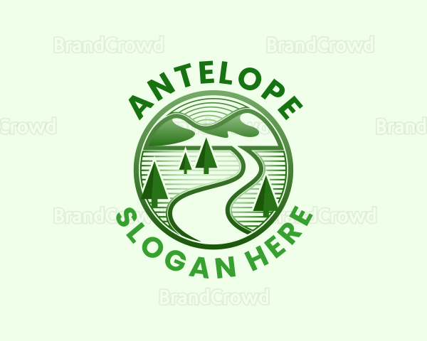 Nature Mountain Adventure Logo