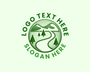 Explore - Nature Mountain Adventure logo design