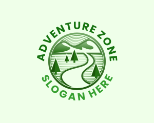 Nature Mountain Adventure logo design