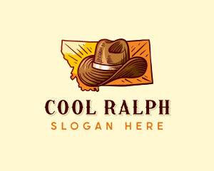 Montana Cowboy Hat Logo