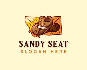 Montana Cowboy Hat Logo