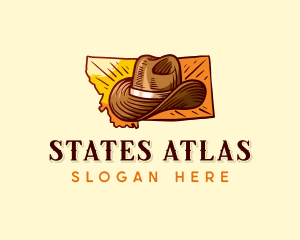 Montana Cowboy Hat logo design