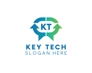 Social Tech Chat logo design