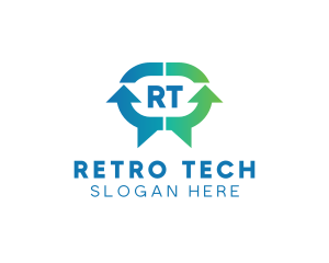 Social Tech Chat logo design