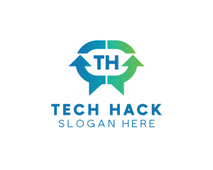 Social Tech Chat logo design