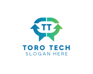 Social Tech Chat logo design