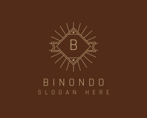 Banner - Banner Hipster Diamond logo design