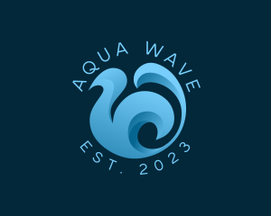 Wave Water Surf logo design