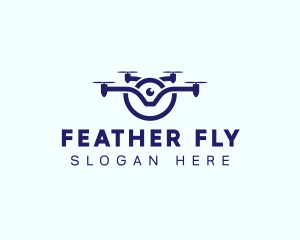 Media Flying Camera logo design