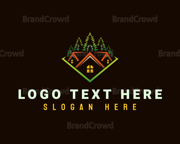 Outdoor Forest House Logo