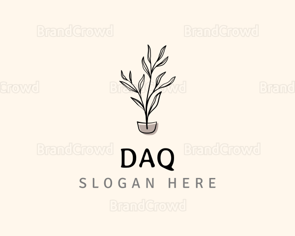 Decorative Pot Plant Logo
