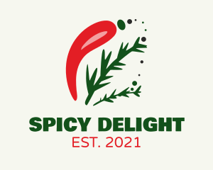 Spicy - Spicy Herbs Restaurant logo design