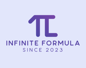 Formula - Pi Mathematical Letter L logo design