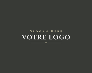 Elegant Minimalist Brand Logo