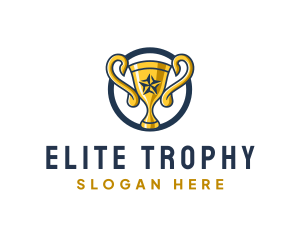 Trophy - Championship Victory Trophy logo design