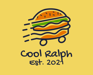 Food - Fast Food Burger Hamburger logo design