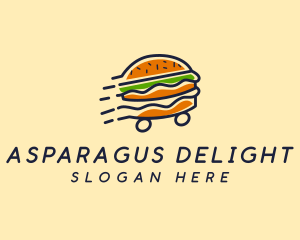 Fast Food Burger Hamburger logo design