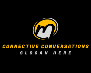 Dialogue - Speech Bubble Media logo design