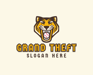 Gamer - Tiger Baseball Team logo design