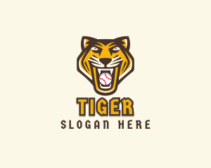 Tiger Baseball Team logo design