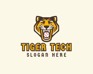 Tiger Baseball Team logo design