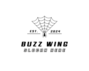 Spider Web Insect logo design