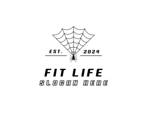 Spider Web - Spider Web Insect logo design