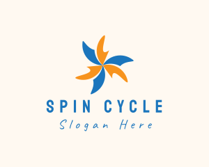 Spinning - Air Propeller Business logo design