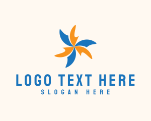 Vitality - Air Propeller Business logo design