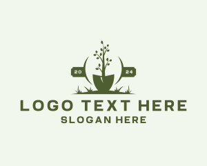 Gardener - Gardening Shovel Landscape logo design