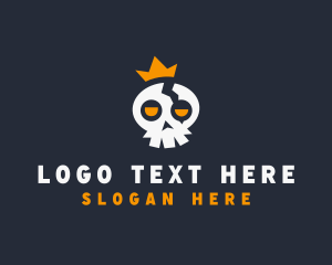 Crown - Crown Skull Avatar logo design