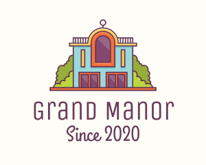 Mansion - Colorful Funky Mansion logo design