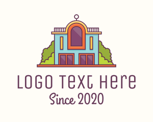 Cute - Colorful Funky Mansion logo design