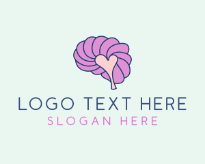 Neurology - Mental Brain Love logo design