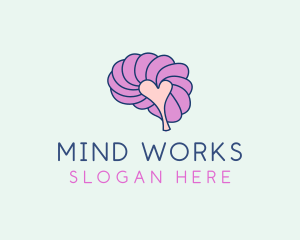 Mental Brain Love logo design