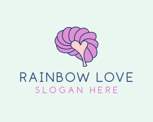 Mental Brain Love logo design