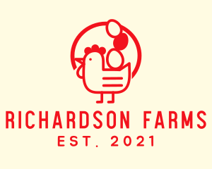 Chicken Egg Farm logo design