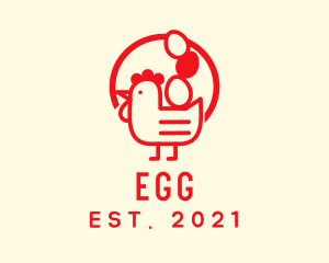 Chicken Egg Farm logo design