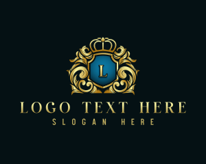 Heraldry - Luxury Royal Crest logo design