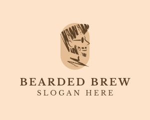Beard Chalk Barber  logo design