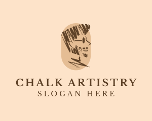 Beard Chalk Barber  logo design