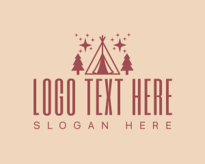 Survivalist - Camping Outdoor Tree logo design