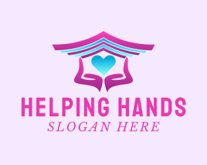 Assistance - Helping Hand House Heart logo design