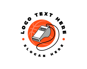 Team - Basketball Referee Whistle logo design