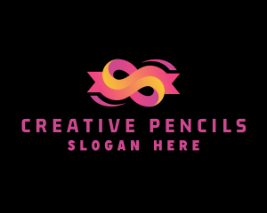 Ribbon Loop Agency logo design